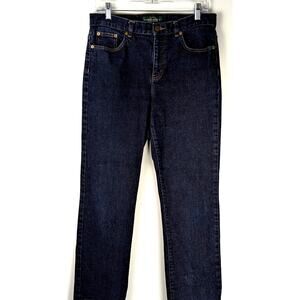 LRL Ralph Lauren womens Jeans Sz 8 Classic Straight  W32" Inseam 28"Rise10.75EUC